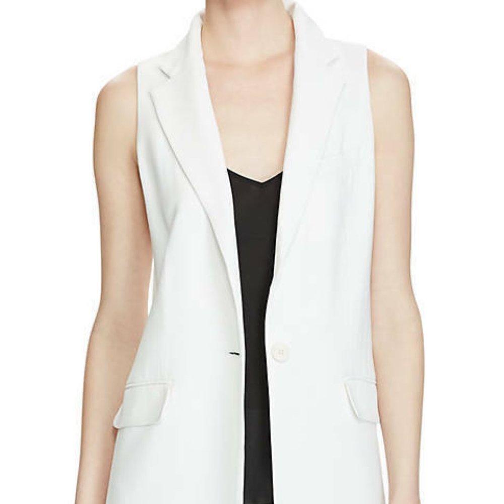 Lauren Ralph Lauren Sleeveless Stretch Crepe Vest